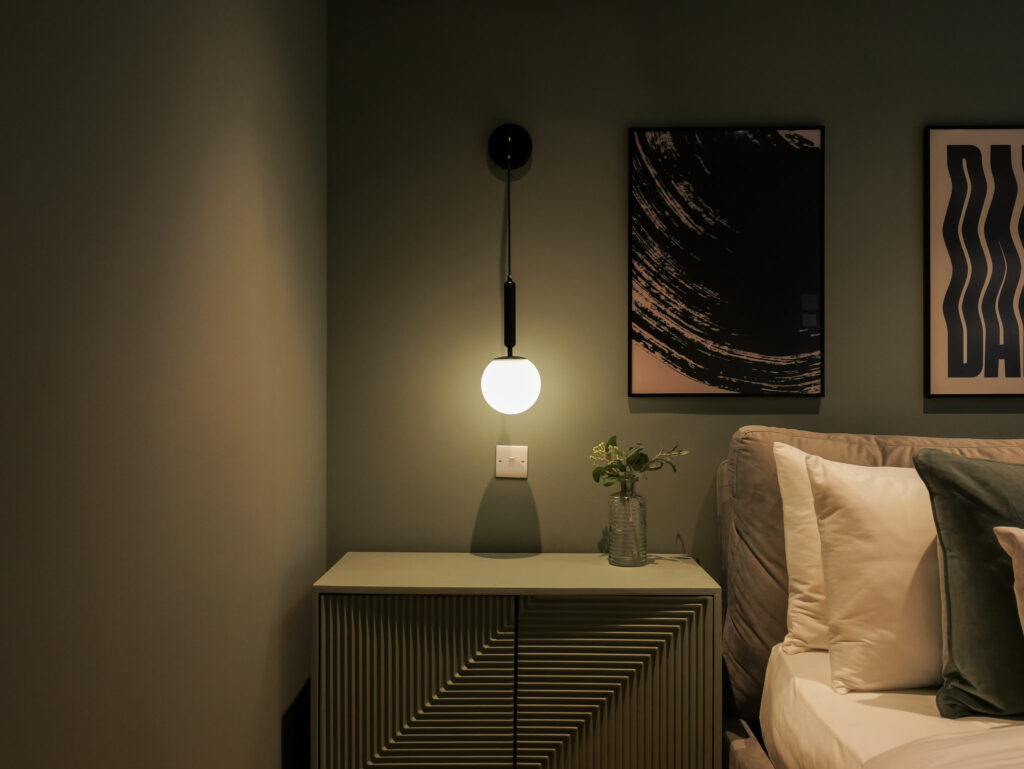 Ancoats Loft — kitchen and stair